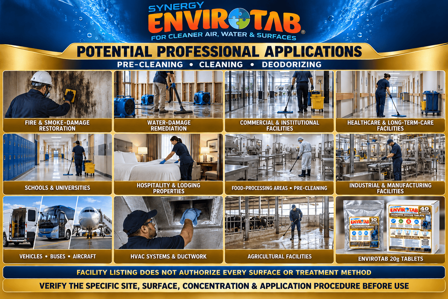 Envirotab 20g Professional Treatment Options