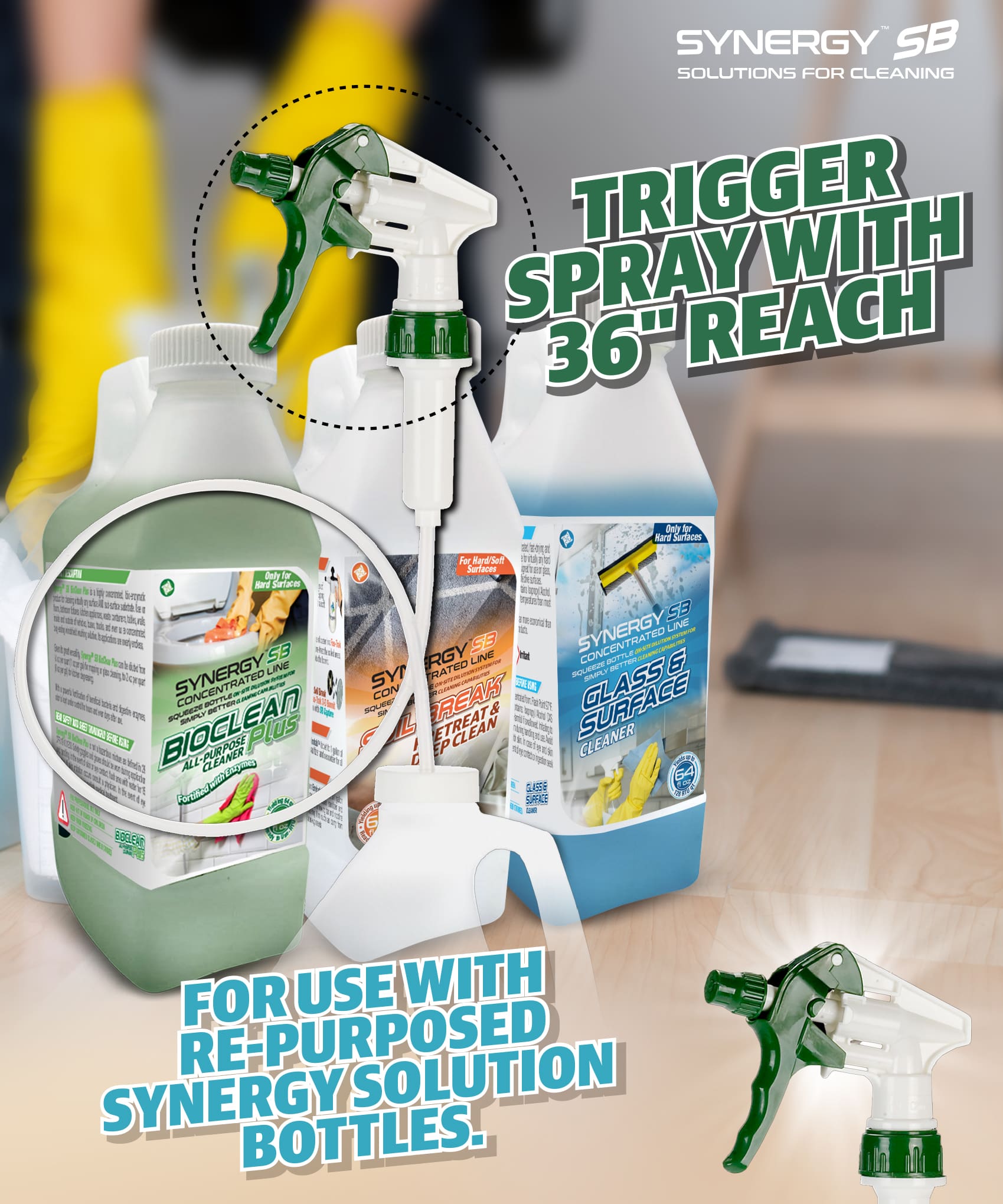 36in x 38mm Trigger Sprayer Panel