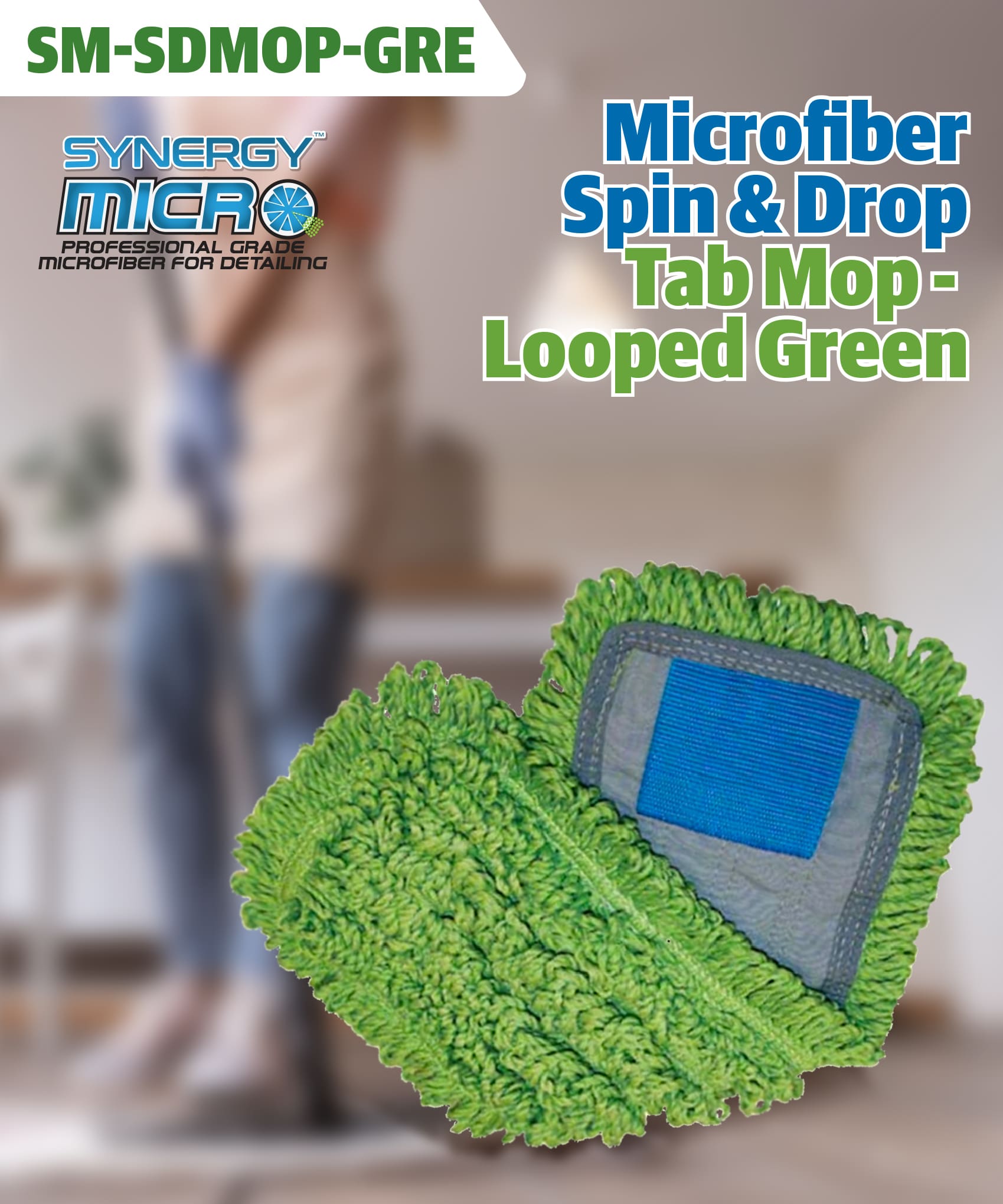 Spin & Drop Tab Mop Panel