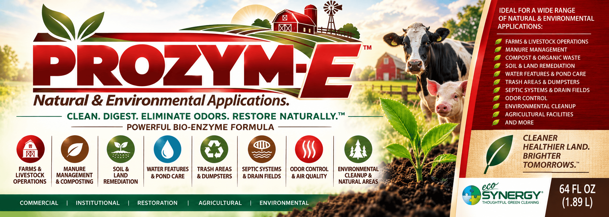 PROZYM-E Label Landscape