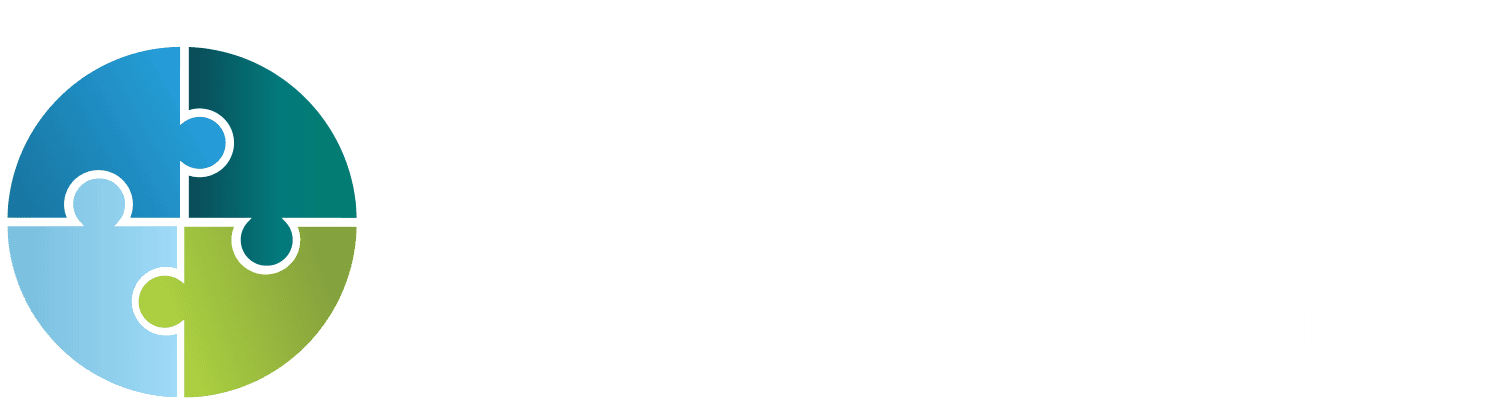 White Logo New Synergy Green Logo
